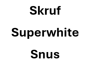 SKRUF SUPERWHITE Frozen Mint