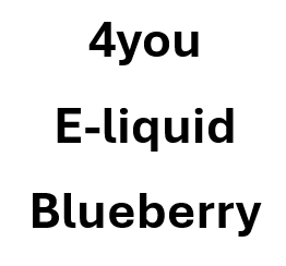 4You E LIQUID Blåbær